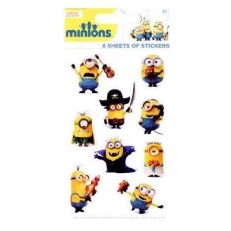 Minions Sticker Sheets Party Pack £1.69